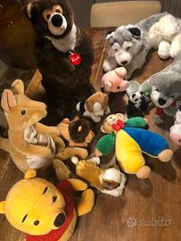 Collezione peluche Trudi e Winnie Pooh