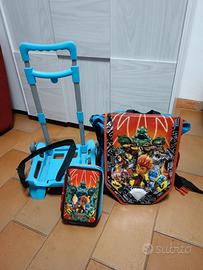 Carrello porta zaino deals scuola decathlon