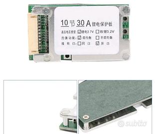 scheda di protezione 10s 36v 30A batteria litio 