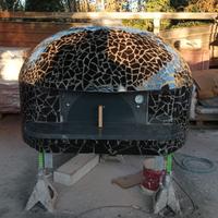 FORNO PIZZA NAPOLETENO  CON PIASTRELLE DA 100