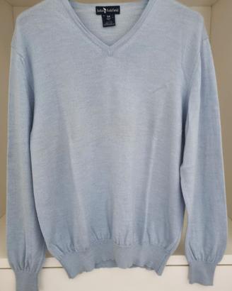 Maglione lana merino uomo scollo a V John Ashfield