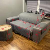 Divano con poggiatesta regolabile