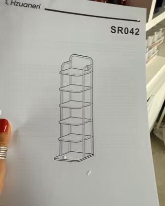 Hzuaneri Scarpiera verticale, scarpiera a 6 livell