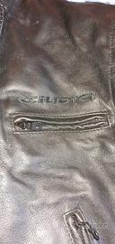 Giubbotto Vintage moto Donna pelle nera Giudici