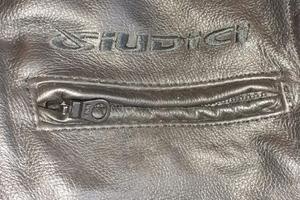 Giubbotto Vintage moto Donna pelle nera Giudici