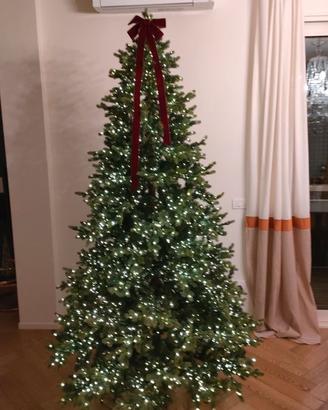 Albero Natale realistico Xone con led integrati