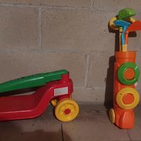 monopattino, golf, gioco bunchems