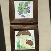 Piastrelle in ceramica dipinte a mano