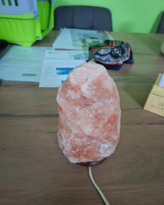 lampada di sale rosa dell' Himalaya 