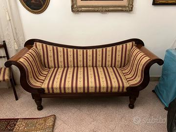 Salotto stile veneziano completo divano + 6 sedie