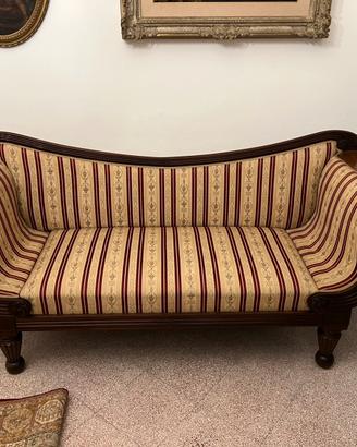 Salotto stile veneziano completo divano + 6 sedie