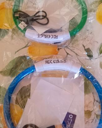 Collare cane luminoso