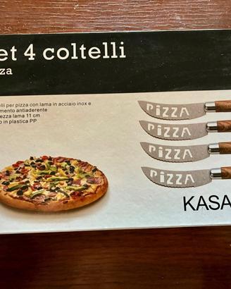 Set 4 coltelli pizza