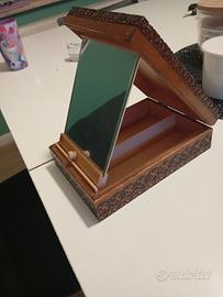 portagioie con specchio vintage