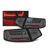 FANALI AUDI A6 4F 08-11 LIGHT BAR FONDO CROMATO FU