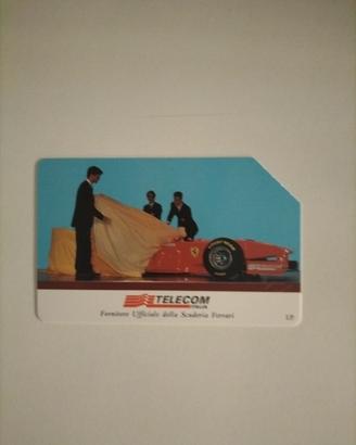 SCHEDA TELEFONICA  ITALIA E FERRARI