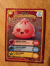 Squishy Dumpling carta olografica ultrarara Rosa