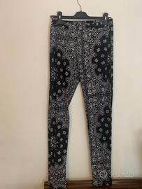 Leggings fantasia nero bianco- Yamamay
