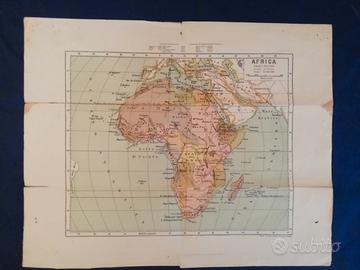 Cartina geografica dell'Africa