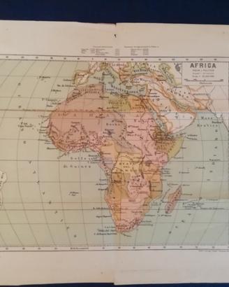 Cartina geografica dell'Africa