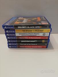 lotto 6 giochi per Playstation 4 