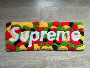 tappeto tufted artigianale box logo