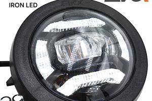 Faro Anteriore IRON LED 3 Lenti angel eyes Vespa