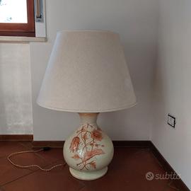 Lampada in Ceramica Vintage completo di Paralume