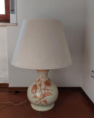 Lampada in Ceramica Vintage completo di Paralume