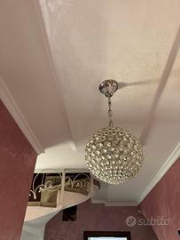 LAMPADARI 2 pz. CRISTALLO SWAROVSKI + piantana
