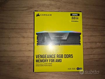RAM Corsair 32gb nuove scontate