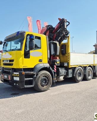 IVECO STRALIS 320S45 Assi 1+3,cassone,gru,Radiocom