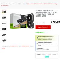 Zotac Gaming GeForce RTX 5060 Ti Twin Edge 16 GB 