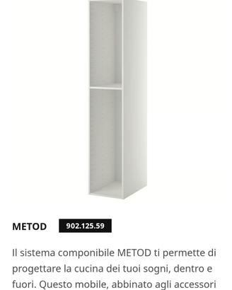 mobile cucina Ikea metod