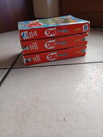 Set di tre fumetti.