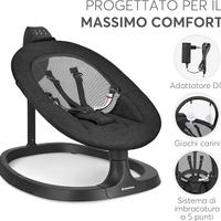 KikkaBoo ZAZU Altalena Elettrica per Neonato