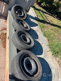 4 cerchi ferro a 4 fori R15