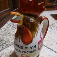 Brocca caraffa di Bassano anni '50 + Ferro da stir