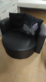 poltrona nuova DITRE Italia in eco pelle stupenda!