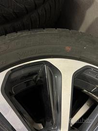 4 gome bridgestone + cerchi Mitsubishi