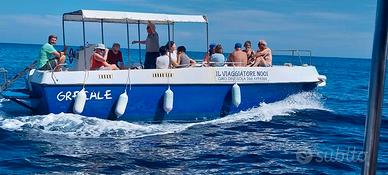 Barca omologata 15 persone, per escursioni marine