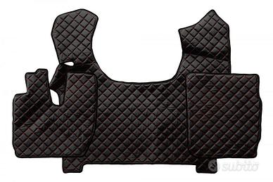 Tappeto cabina imbottito IVECO S WAY nero rosso