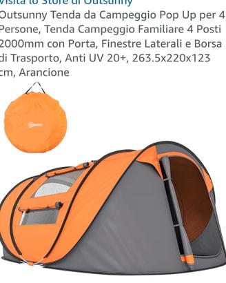 tenda da campeggio 