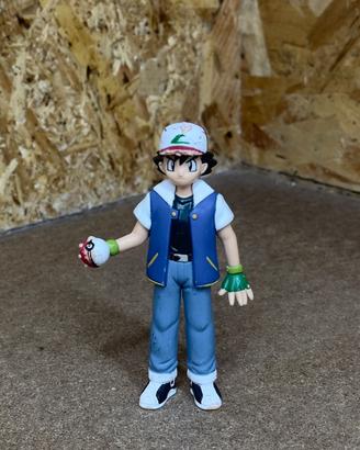 Action Figure Ash Ketchum Pokémon Vintage TOMY 199