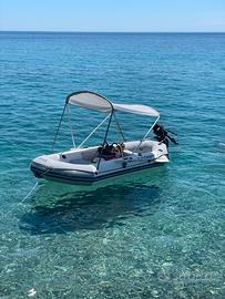Gommone 3,30 mt + motore 3,6 cavalli + carrello