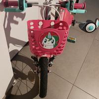 Bicicletta bimba 3/4 anni unicorno