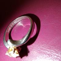 Anello Solitario Platino 850 e Diamante 0.36ct