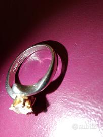 Anello Solitario Platino 850 e Diamante 0.36ct