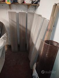 6 plafoniere a neon funzionanti complete