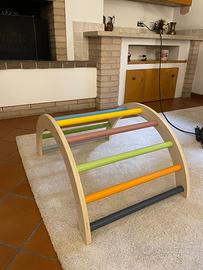 Arco Montessori Pikler legno dondolo/arrampicata